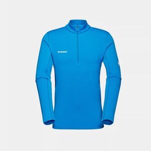 Mammut Aenergy ML Half Zip Pull Women size XS glacier blue